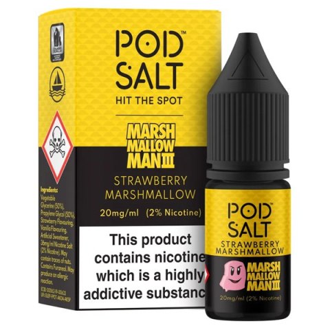 Liquid Pod Salt Fusion 20mg - Strawberry Marshmallow Liquid Pod Salt Fusion 20mg - Strawberry Marshmallow