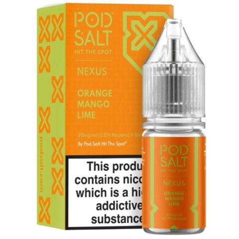 Liquid Pod Salt Nexus 20mg - Orange Mango Lime Liquid Pod Salt Nexus 20mg - Orange Mango Lime