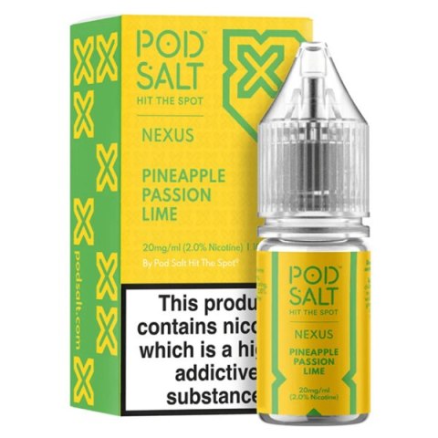 Liquid Pod Salt Nexus 20mg - Pineapple Passion Lime Liquid Pod Salt Nexus 20mg - Pineapple Passion Lime