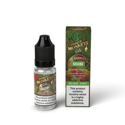 Liquid Twelve Monkeys Salt 20 mg - Hakuna Liquid Twelve Monkeys Salt 20 mg - Hakuna