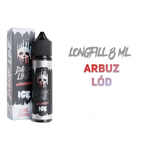 Longfill Dark Line ICE - Watermelon 8/60ml Longfill Dark Line ICE - Watermelon 8/60ml