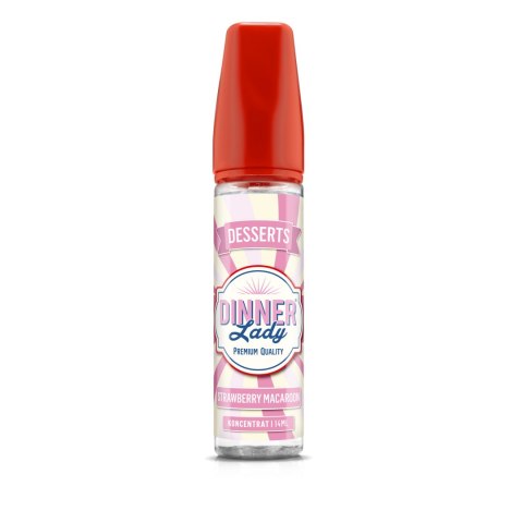 Longfill Dinner Lady - Strawberry Macaroon 14/60ml Longfill Dinner Lady - Strawberry Macaroon 14/60ml
