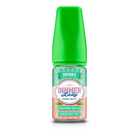 Longfill Dinner Lady - Peach Mint Iced Tea 8/30ml Longfill Dinner Lady - Peach Mint Iced Tea 8/30ml
