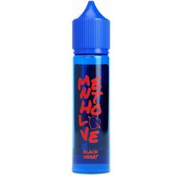 Longfill MENTHOLOVE - Black Heart 12/60ml Longfill MENTHOLOVE - Black Heart 12/60ml