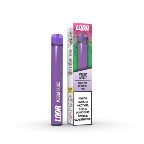 Jednorazowy e-papieros LQDR Bar 800 Puffs 20mg - Jagoda Arbuz Jednorazowy e-papieros LQDR Bar 800 Puffs 20mg - Jagoda Arbuz