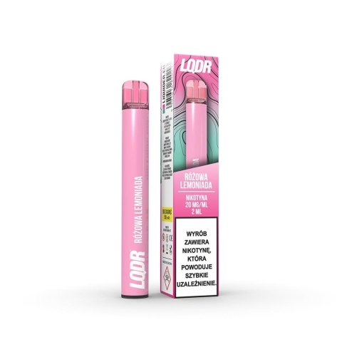 Jednorazowy e-papieros LQDR Bar 800 Puffs 20mg - Różowa Lemoniada Jednorazowy e-papieros LQDR Bar 800 Puffs 20mg - Różowa Lemoniada