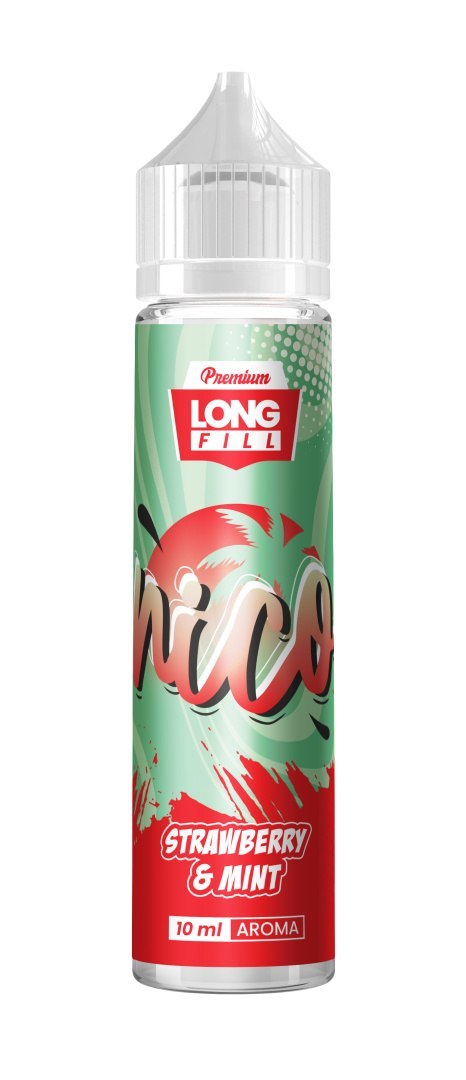 Longfill Nico - Strawberry & Mint 10/60ml Longfill Nico - Strawberry & Mint 10/60ml