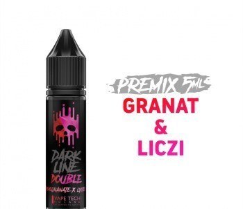 Premix Double Dark Line 5/15ml - Pomegranate & Lychee Premix Double Dark Line 5/15ml - Pomegranate & Lychee