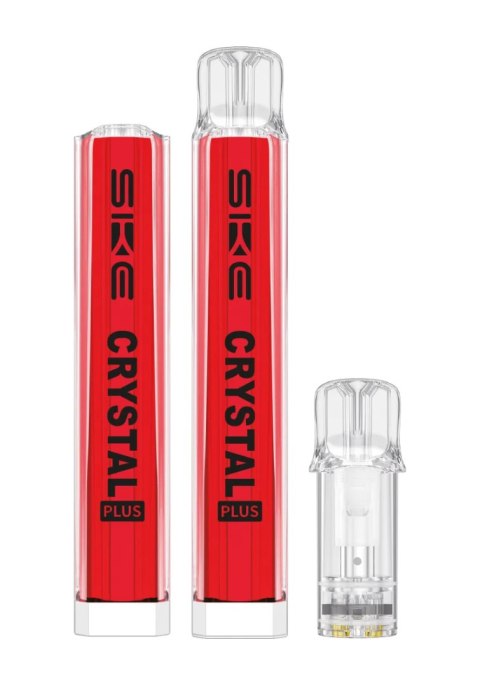 Wielorazówka Crystal Plus Red + Wkład Cherry Ice Wielorazówka Crystal Plus Red + Wkład Cherry Ice