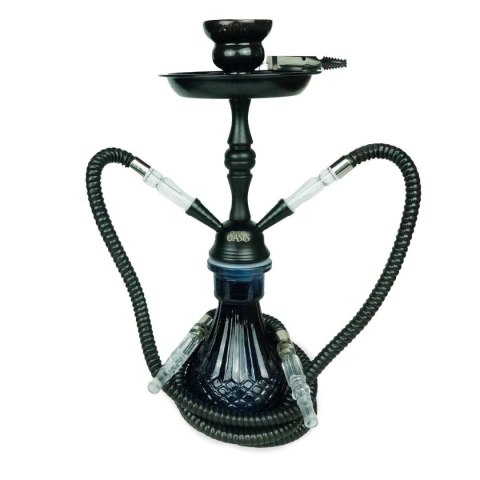 Shisha Oasis - Jamal Czarna (wys. 36 cm, 2 węże) Shisha Oasis - Jamal Czarna (wys. 36 cm, 2 węże)