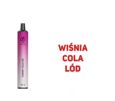Jednorazowy e-papieros VBAR CUBO LITE 20mg - Cherry Cola Ice Jednorazowy e-papieros VBAR CUBO LITE 20mg - Cherry Cola Ice