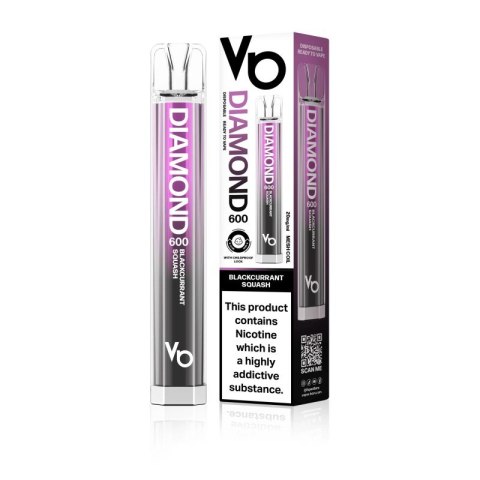 Jednorazowy e-papieros Vapes Bars Diamond 600 - Blackcurrant Squash Jednorazowy e-papieros Vapes Bars Diamond 600 - Blackcurrant Squash
