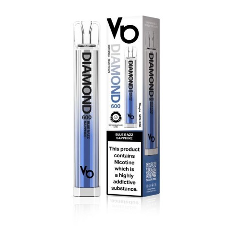 Jednorazowy e-papieros Vapes Bars Diamond 600 - Blue Razz Sapphire Jednorazowy e-papieros Vapes Bars Diamond 600 - Blue Razz Sapphire