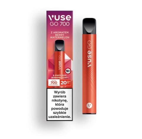 Jednorazowy e-papieros Vuse Go 700 puffs 20mg - Berry Watermelon Jednorazowy e-papieros Vuse Go 700 puffs 20mg - Berry Watermelon