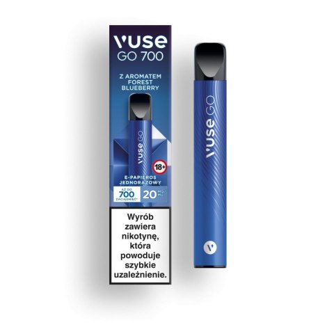 Jednorazowy e-papieros Vuse Go 700 puffs 20mg - Forest Blueberry Jednorazowy e-papieros Vuse Go 700 puffs 20mg - Forest Blueberry