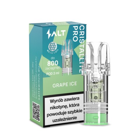 Wkład do e-papierosa Cristallite Pro - Grape Ice 20mg Wkład do e-papierosa Cristallite Pro - Grape Ice 20mg