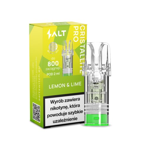 Wkład do e-papierosa Cristallite Pro - Lemon & Lime 20mg Wkład do e-papierosa Cristallite Pro - Lemon & Lime 20mg