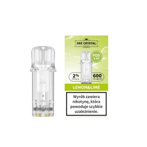 Wkład do e-papierosa Crystal Plus - Lemon & Lime 20mg 600+ Wkład do e-papierosa Crystal Plus - Lemon & Lime 20mg 600+