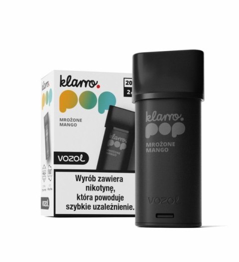 Wkład do e-papierosa Klarro POP - Mrożone Mango 2ml 20mg Wkład do e-papierosa Klarro POP - Mrożone Mango 2ml 20mg