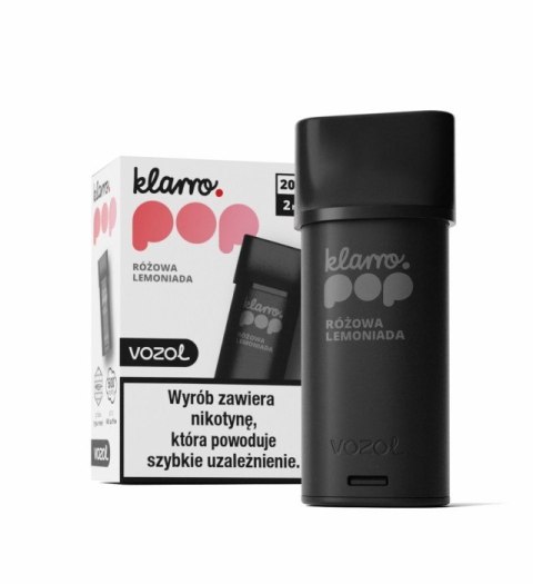 Wkład do e-papierosa Klarro POP - Różowa Lemoniada 2ml 20mg Wkład do e-papierosa Klarro POP - Różowa Lemoniada 2ml 20mg