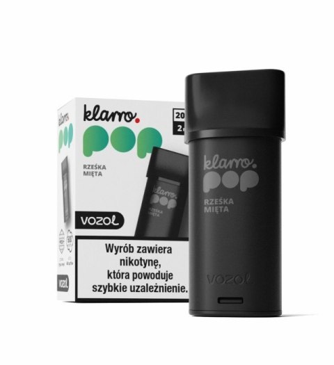 Wkład do e-papierosa Klarro POP - Rześka Mięta 2ml 20mg Wkład do e-papierosa Klarro POP - Rześka Mięta 2ml 20mg