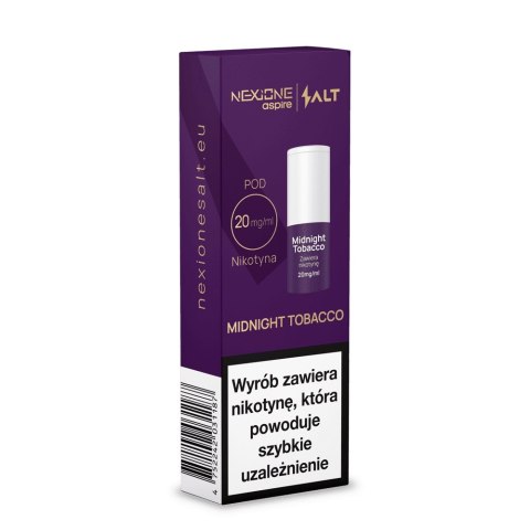 Wkład do e-papierosa NEXI ONE Salt - Midnight Tobacco 20mg Wkład do e-papierosa NEXI ONE Salt - Midnight Tobacco 20mg