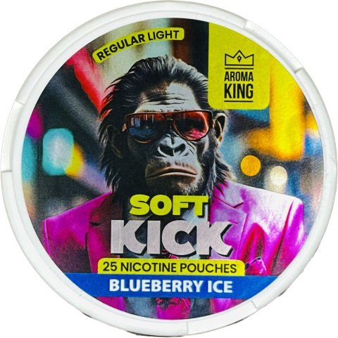 Woreczki Nikotynowe Aroma King Soft Kick - Blueberry Ice 10mg Woreczki Nikotynowe Aroma King Soft Kick - Blueberry Ice 10mg