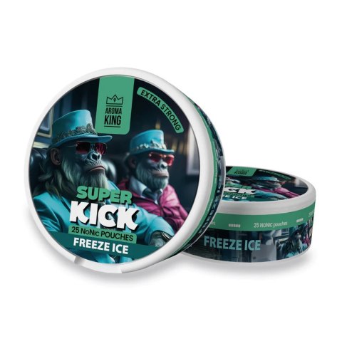 Woreczki Nikotynowe Aroma King Super Kick - Freeze Ice 5mg NoNic Woreczki Nikotynowe Aroma King Super Kick - Freeze Ice 5mg NoNic