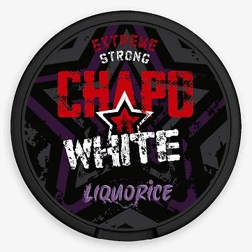 Woreczki Nikotynowe Chapo White Strong (16.5mg) - Liquorice Woreczki Nikotynowe Chapo White Strong (16.5mg) - Liquorice