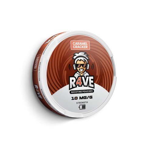 Woreczki Nikotynowe R4VE - Caramel Cracker 10mg Woreczki Nikotynowe R4VE - Caramel Cracker 10mg