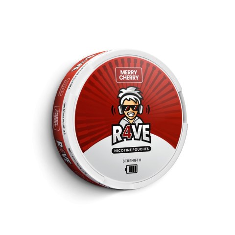 Woreczki Nikotynowe R4VE - Merry Cherry 20mg Woreczki Nikotynowe R4VE - Merry Cherry 20mg
