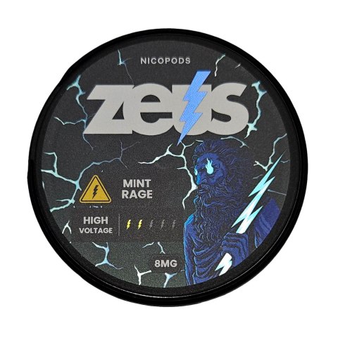 Woreczki Nikotynowe Zeus 8mg - Mint Rage Woreczki Nikotynowe Zeus 8mg - Mint Rage