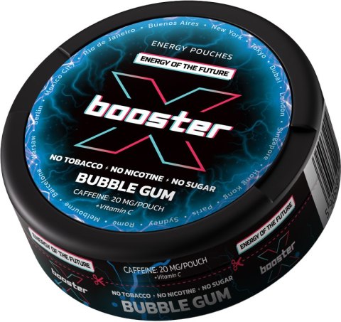 Woreczki Kofeinowe X-BOOSTER - Bubble Gum 20mg Woreczki Kofeinowe X-BOOSTER - Bubble Gum 20mg