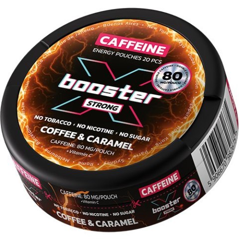 Woreczki Kofeinowe X-BOOSTER - Coffee Caramel 80mg Woreczki Kofeinowe X-BOOSTER - Coffee Caramel 80mg