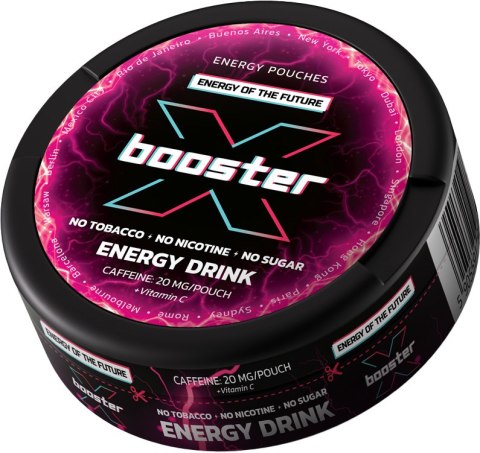 Woreczki Kofeinowe X-BOOSTER - Energy Drink 20mg Woreczki Kofeinowe X-BOOSTER - Energy Drink 20mg