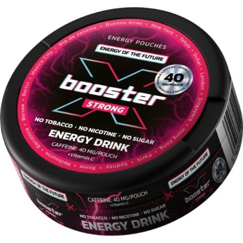 Woreczki Kofeinowe X-BOOSTER - Energy Drink 40mg Woreczki Kofeinowe X-BOOSTER - Energy Drink 40mg