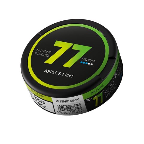 Woreczki nikotynowe 77 Apple Mint 10.4mg Woreczki nikotynowe 77 Apple Mint 10.4mg