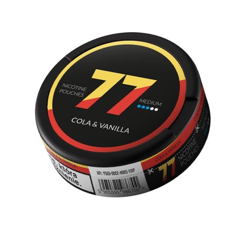 Woreczki nikotynowe 77 Cola Vanilla 10.4mg Woreczki nikotynowe 77 Cola Vanilla 10.4mg