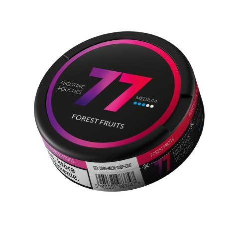 Woreczki nikotynowe 77 Forest Fruits 10.4mg Woreczki nikotynowe 77 Forest Fruits 10.4mg