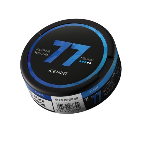Woreczki nikotynowe 77 Ice Mint 10.4mg Woreczki nikotynowe 77 Ice Mint 10.4mg
