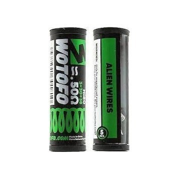 Grzałka Wotofo - 0,50Ω N80 Alien Wires (5 szt.) Grzałka Wotofo - 0,50Ω N80 Alien Wires (5 szt.)