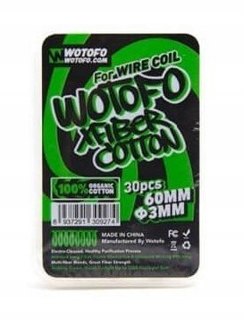 Bawełna Wotofo - Xfiber Cotton for Wire Coil 3mm (30 szt.)