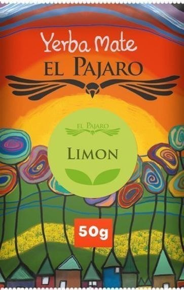 Yerba Mate El Pajaro - Limon 50g Yerba Mate El Pajaro - Limon 50g