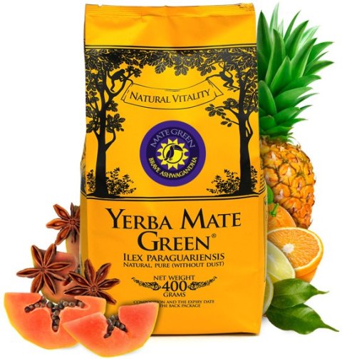 Yerba Mate Green - Brave Ashwagandha 400g Yerba Mate Green - Brave Ashwagandha 400g
