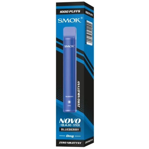 E-papieros Jednorazowy Smok NOVOBAR (bez nikotyny) - Blueberry 0mg E-papieros Jednorazowy Smok NOVOBAR (bez nikotyny) - Blueberry 0mg