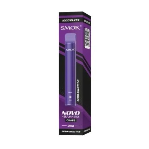 E-papieros Jednorazowy Smok NOVOBAR (bez nikotyny) - Grape 0mg E-papieros Jednorazowy Smok NOVOBAR (bez nikotyny) - Grape 0mg