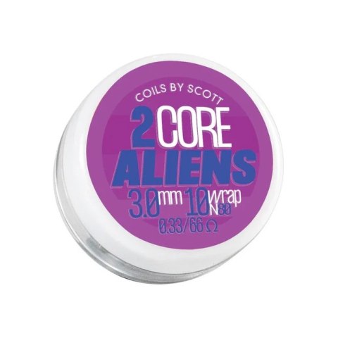 Grzałka 2-Core Boro Alien 0.33/0.66 Ω Ni80 - Coils by Scott Grzałka 2-Core Boro Alien 0.33/0.66 Ω Ni80 - Coils by Scott