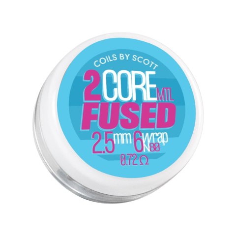 Grzałka MTL Fused Clapton 0.72 Ω Ni80 - Coils by Scott Grzałka MTL Fused Clapton 0.72 Ω Ni80 - Coils by Scott