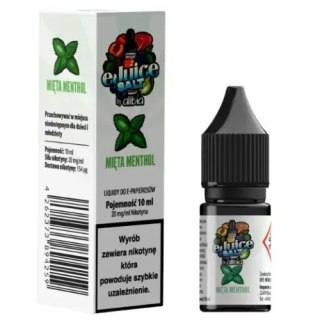 Liquid EJUICE Salt 20mg 10ml - Mięta Menthol
