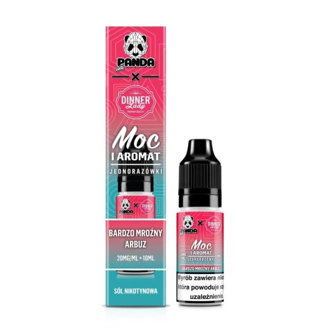 Liquid Panda Eats x Dinner Lady Salt 10ml - Bardzo Mroźny Arbuz - 20mg Liquid Panda Eats x Dinner Lady Salt 10ml - Bardzo Mroźny Arbuz - 20mg